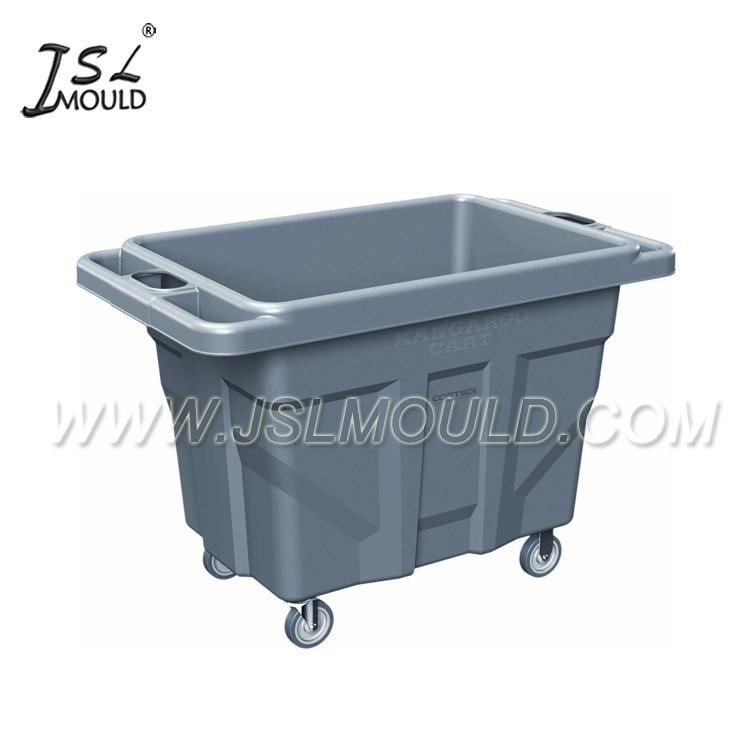 High Quality Plastic Injection Hotel Laundry Cart Mould