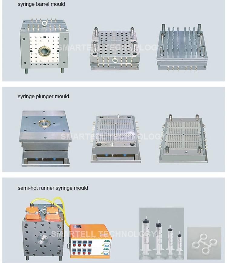 High Quality Medical Syringe Cold Runner Hot Runner Mould