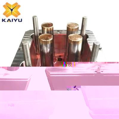 4 Cavity Water Cup Mould Plastic Cup Injection Mold with Lid
