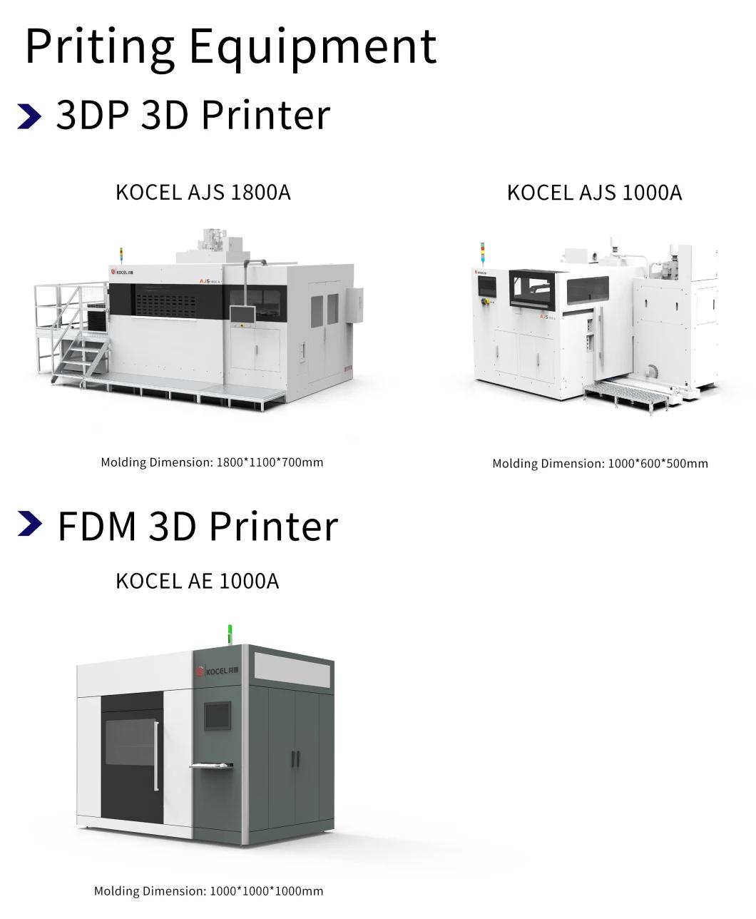 KOCEL Customized 3DP Composited Pattern Composite Mould by Foundry Sand Mold 3D Printer with Low Cost & Green