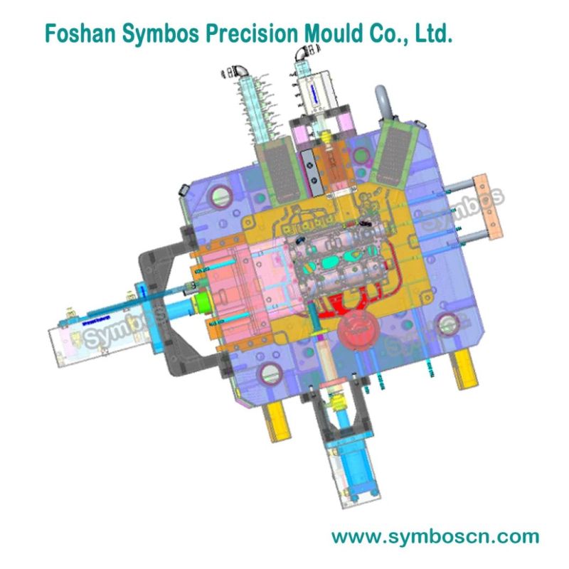 1600t High Precision Long Life Time Casting Mould Injection Moulds Metal Moulds Aluminium Die Casting Mould for Auto Parts Cylinder Head Cover