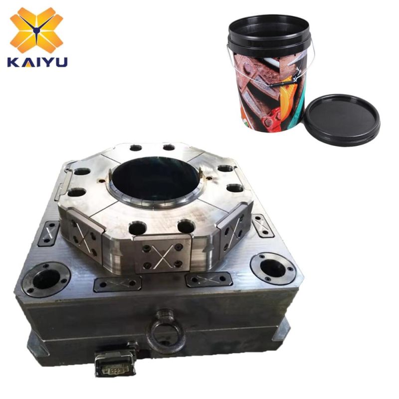 Professional Plastic Injection Injection Barrel Molding Iml Painting Bucket Mould