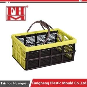 Plastic Injection Storage Foldable Crate Box Mold Die
