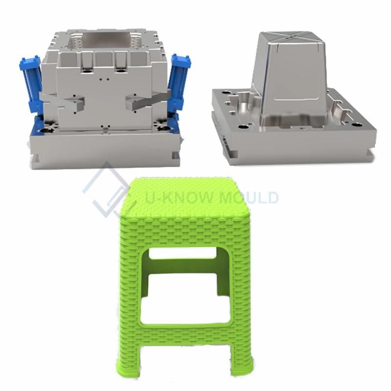 Customized Rattan Stool Mold Plastic Stool Injection Mould