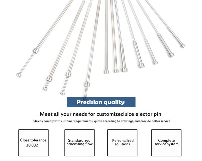 China Steel Ejector Pins Manufacturer Ejector Pin 1.2343