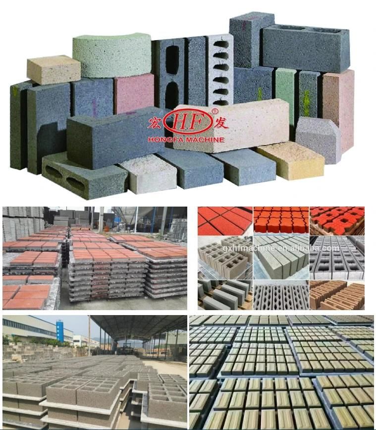 Block Brick Making Machinery Mold for Concrete Block Machine Plant to Produce Pavers Tile Interlocks Hollow Block