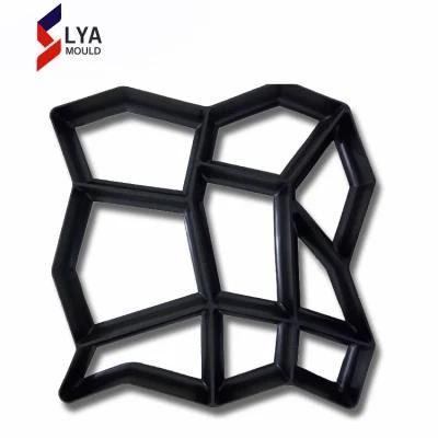 DIY Pathmate Plastic Concrete Mould Decorate Yard Garden Pathway