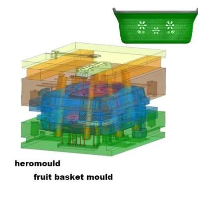 Plastic Injection Mold Plastic Household Basket Mould Plastic Vegetable Basket Mould ...