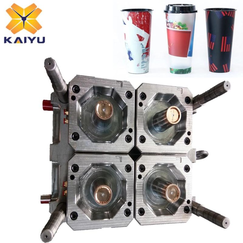 Customized Plastic PP Iml Ice Cream Yogurt Coffee Cup Injection Mould