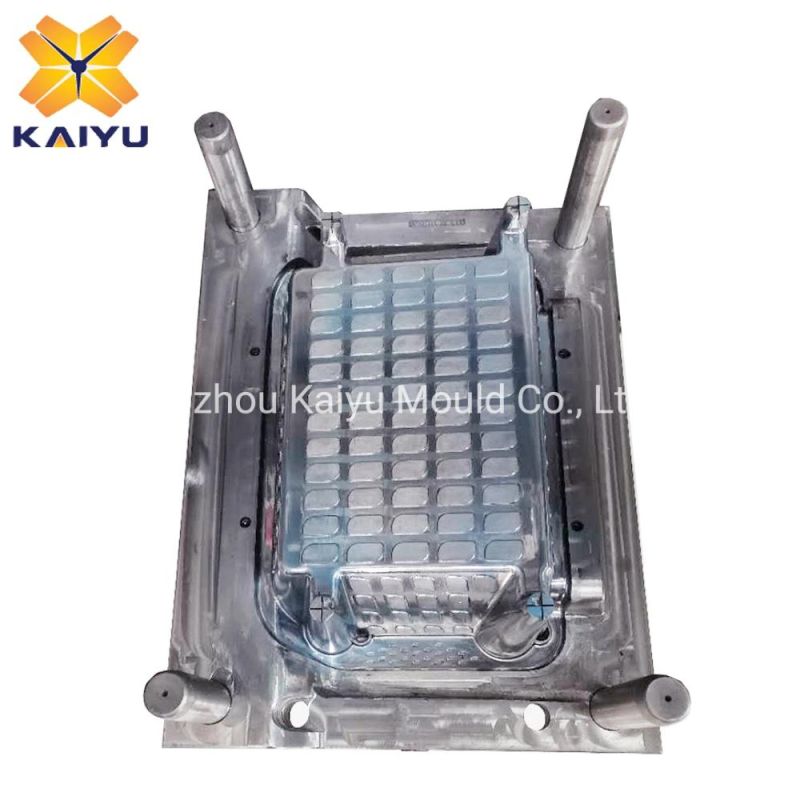 Customized Fruit Basket Mould Plastic Vegetable Crate Injection Mold