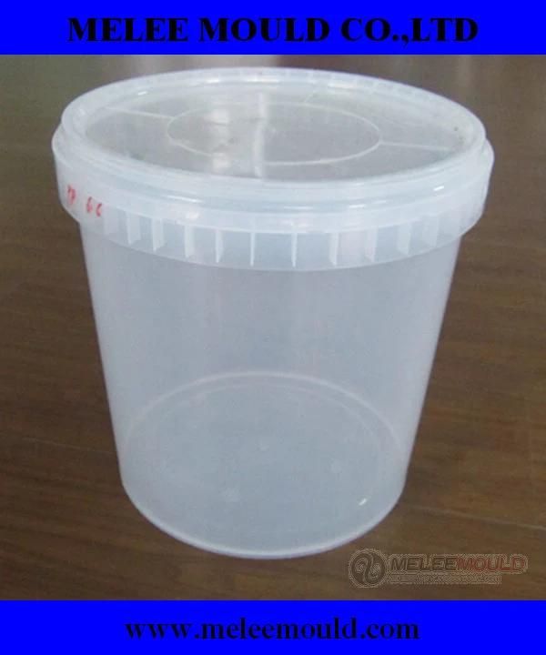 Customzied Plastic Injection Thin Wall Bucket Mould, Iml Molding