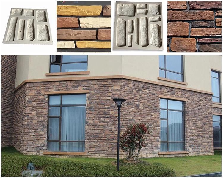 Artificial Culture Veneer Stone Silicon Molds for Concrete