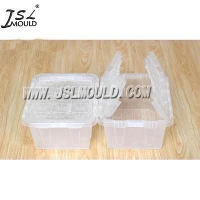 Premium Custom Plastic Flat&Flip up Top Storage Container Mold