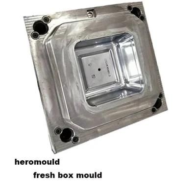 Plastic Injection Mould Plastic Single Cavity Square Fresh Box Mould Plastic Lunch Box ...