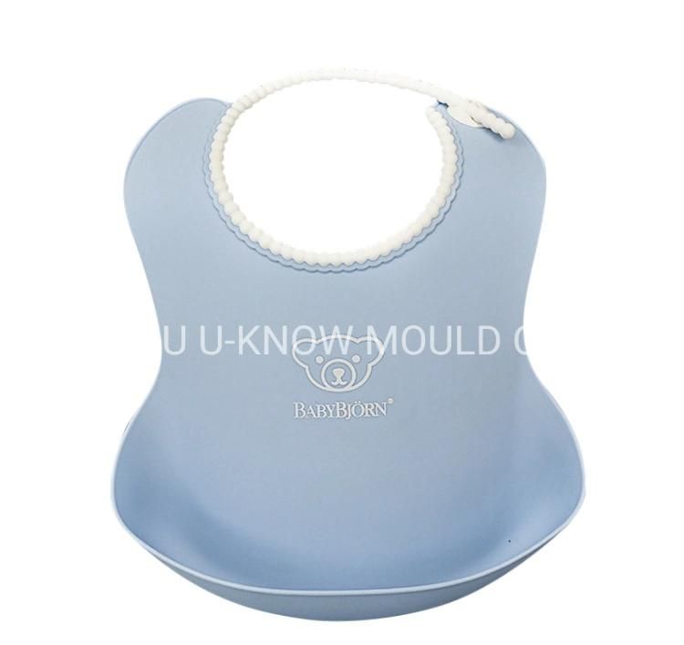 New Design Baby Waterproof Bib Injection Mould Plastic Kids Bid Mold