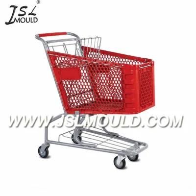 Quality Custom Made Injection Supermarket Plastic Shopping Cart Trolley Mould
