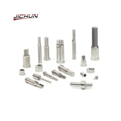 24 Years Jicuhn Factory Tip R Tapered Type Tapped Straight Pilot Punches with Key Groove