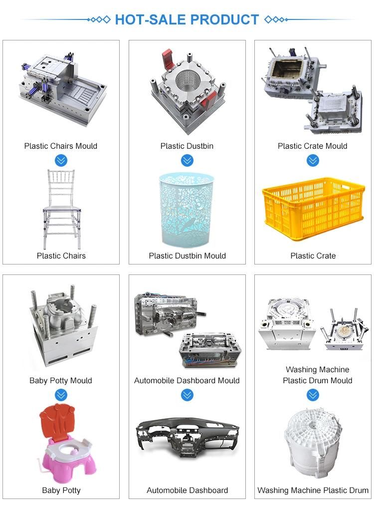 Reasonable Price Large Capacity Good Quality Plastic Outdoor Dustbin Mould Injection Moulding