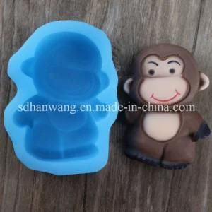 Handmade 2016 New Year Cartoon Animal Silicone Soap Molds Monkey Shape H0142