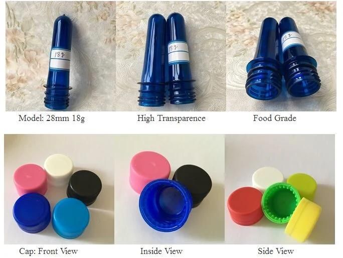 18mm/20mm/24mm/26mm/28mm/30mm/38mm Multi-Gram Pet Preform Water Bottle Cosmetic Packaging Food Grade