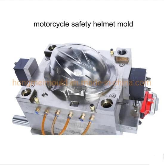 OEM 2 Color Helmet Mould Safety Helmet with Plastic Coating Mould Factory Directly Sales Motorcycle Safety Helmet Injection Mold Nak80 Household Uould
