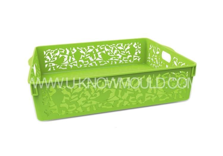 Customized Plastic Household Basket Mould for Small Objects/Plastic Injection Basket Mold