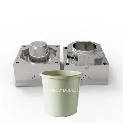 Plastic PP Water Bucket Mold Barrel Mould with Handle
