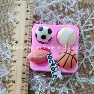 R1056 Cake Decorating Different Ball Shape Silicone Sports Fondant Mold