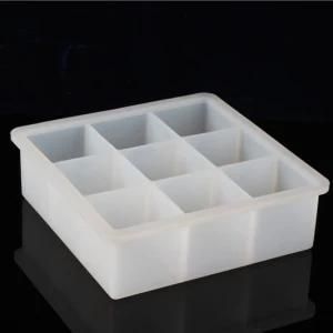 B0259 New 9 Cavities Square Cube Shape Silicon Soap Mould