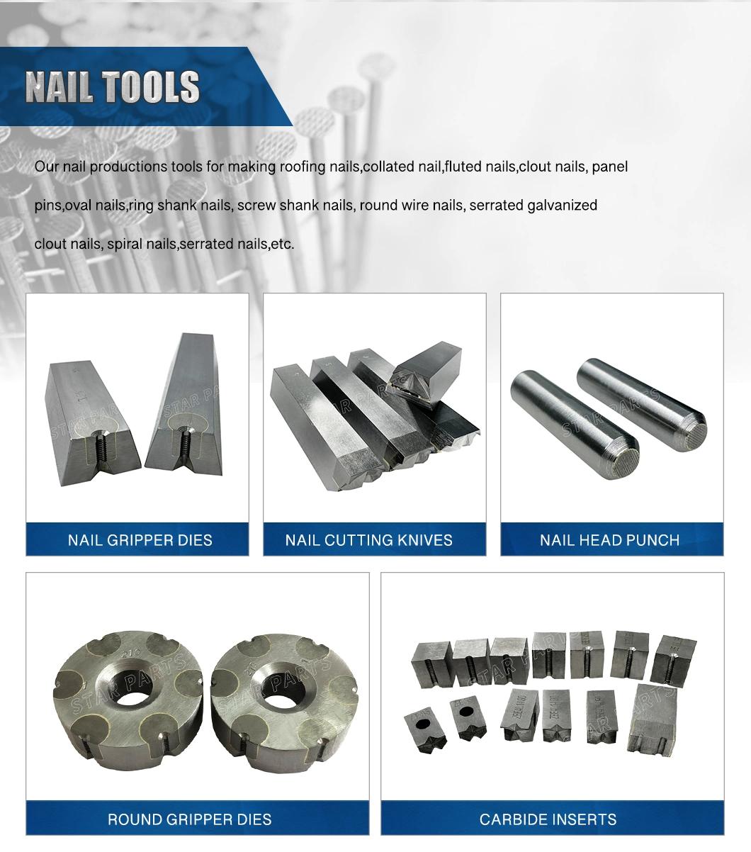 Tungsten Carbide Wire Nails Cutter and Dies Used to Wafios Nail Making Machine