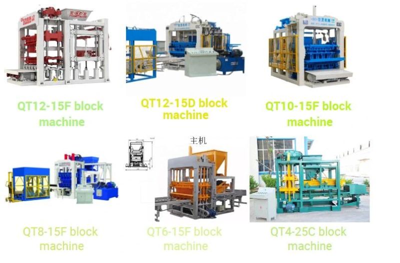 Block Brick Making Machinery Mold for Concrete Block Machine Plant to Produce Pavers Tile Interlocks Hollow Block