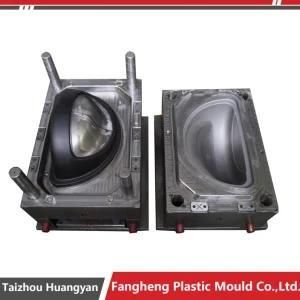 Plastic Injection Dust Bin Trashcan Rotate Cap Lid Cover Mould