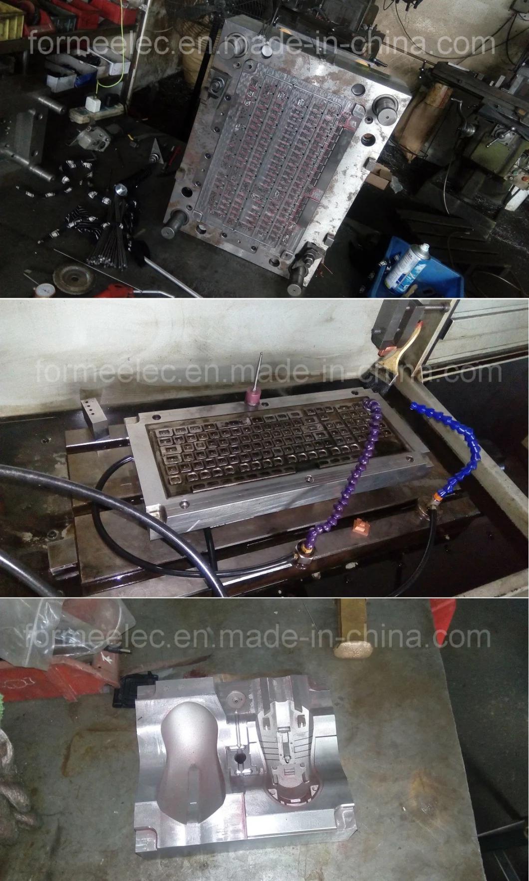 Keyboard Mould Design Phototype Manufacture Plastic Injection Mold Keyboard Tooling