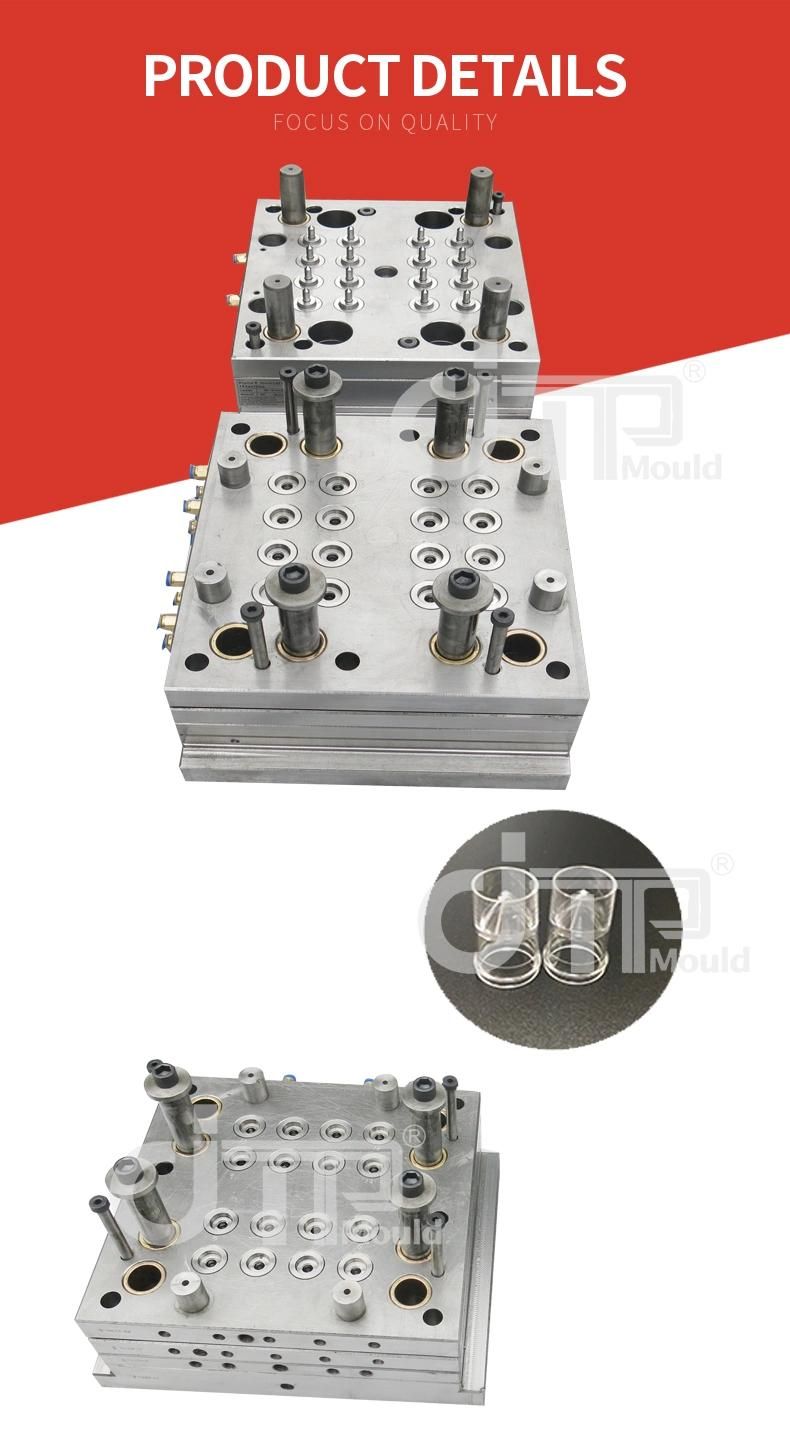 Taizhou Jtp Mould 16 Cavities Medical Conical Centrifuge Tube Plastic Injection Mould