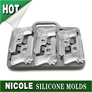 Nicole Novelty Cheap Gun Shaped Silicone Ice Mold