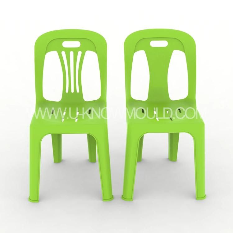 Plastic Thickened Backrest Antiskid Chair Injection Mould Plastic Armless Chair Mold