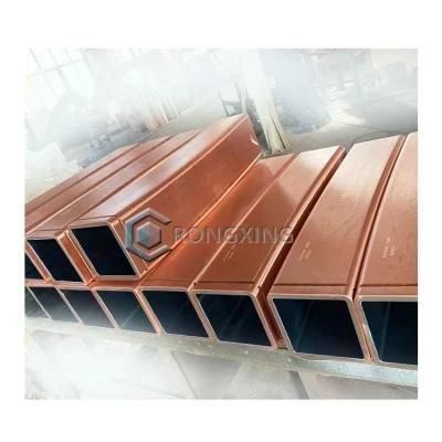 Full-Arc Continuous Straightening Copper Mould Tube for Rectangular Billet Caster