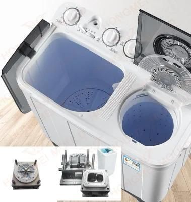 OEM/ODM 7kg 8kg 9kg High Quality Double Container Washing Machine Shell Injection Mould ...