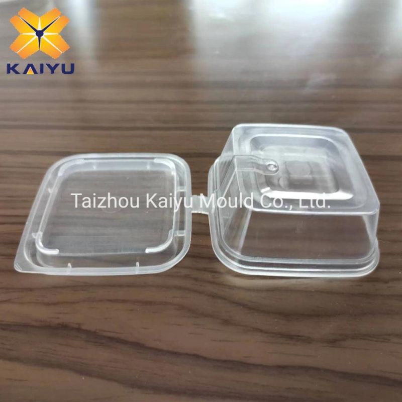 Customized Sauce Packaging Container Mould Flip-Top Plastic Box Injection Mold