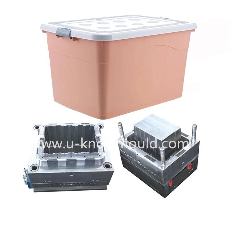 70L Big Size Plastic Injection Clothes Storage Box Mold