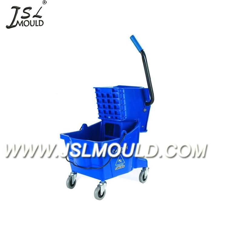 Commercial Plastic Mop Wheeled Wringer Bucket Mold