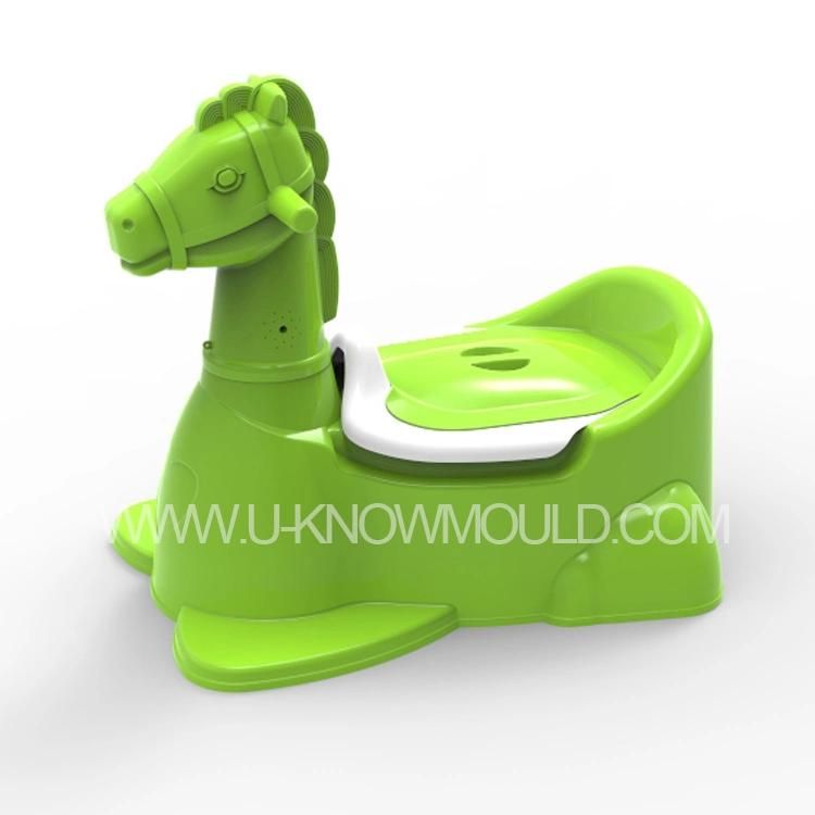 Creative Cartoon Plastic Baby Training Toilet Mold Injection Moulding