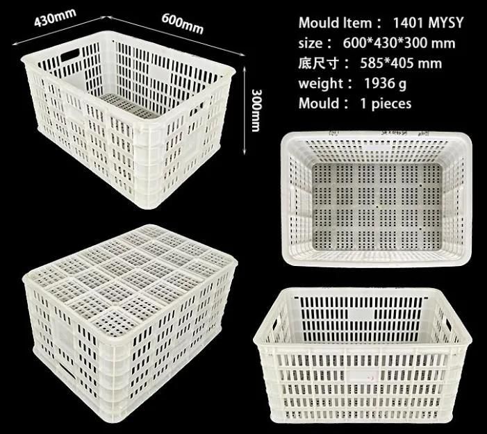 Crate Mold for Injection Molding Machine