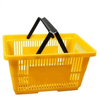 Custom Plastic Injection Mould for Supermarket Shopping Basket with Handles