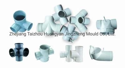 PVC 90 Degree Cross Fitting Mould for Drainage Water (JZ-P-C-03-006-C)