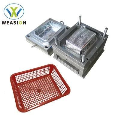 New Fashion Design Cheap Price High Quality Light Household Plastic Injection Basket Mold
