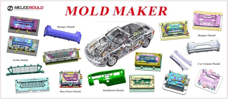 Plastic Injection Automobile Mould for Auto Parts Accessories Front and Rear Bumper Audi Q3 Bumper Mold/ Molding/Moulding/Mould