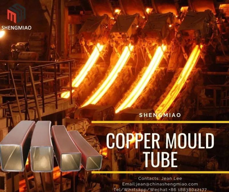 Upgrade Cuag Material High Quality Copper Mould Tube for CCM