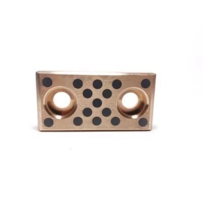 Sp Copper Oil Alloy Free Slide Plates Sliding High Quality Graphite Insert Bushing