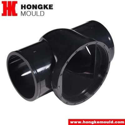 Tee Mould 300mm Diameter Pipe Tee Fitting Parts Injection Mold Customized Design